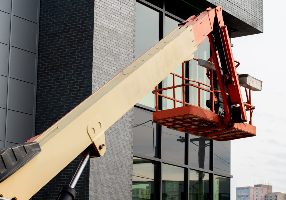 High Level Access via Boom Lift